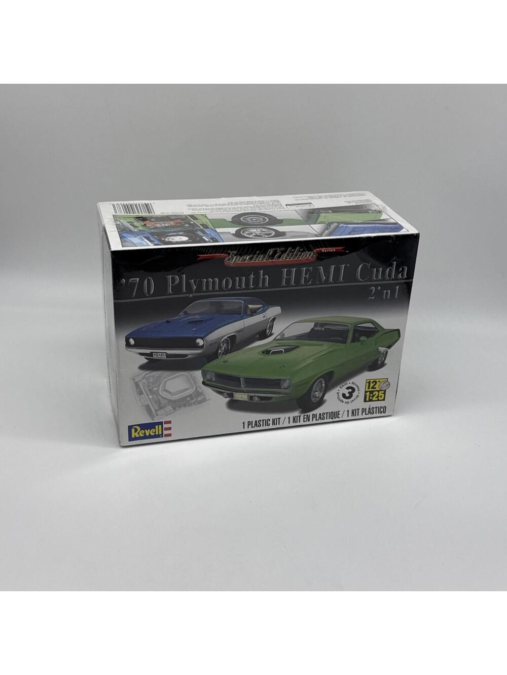 Revell 1/25 '70 Plymouth HEMI Cuda Special Edition Model Kit Sealed, OOP